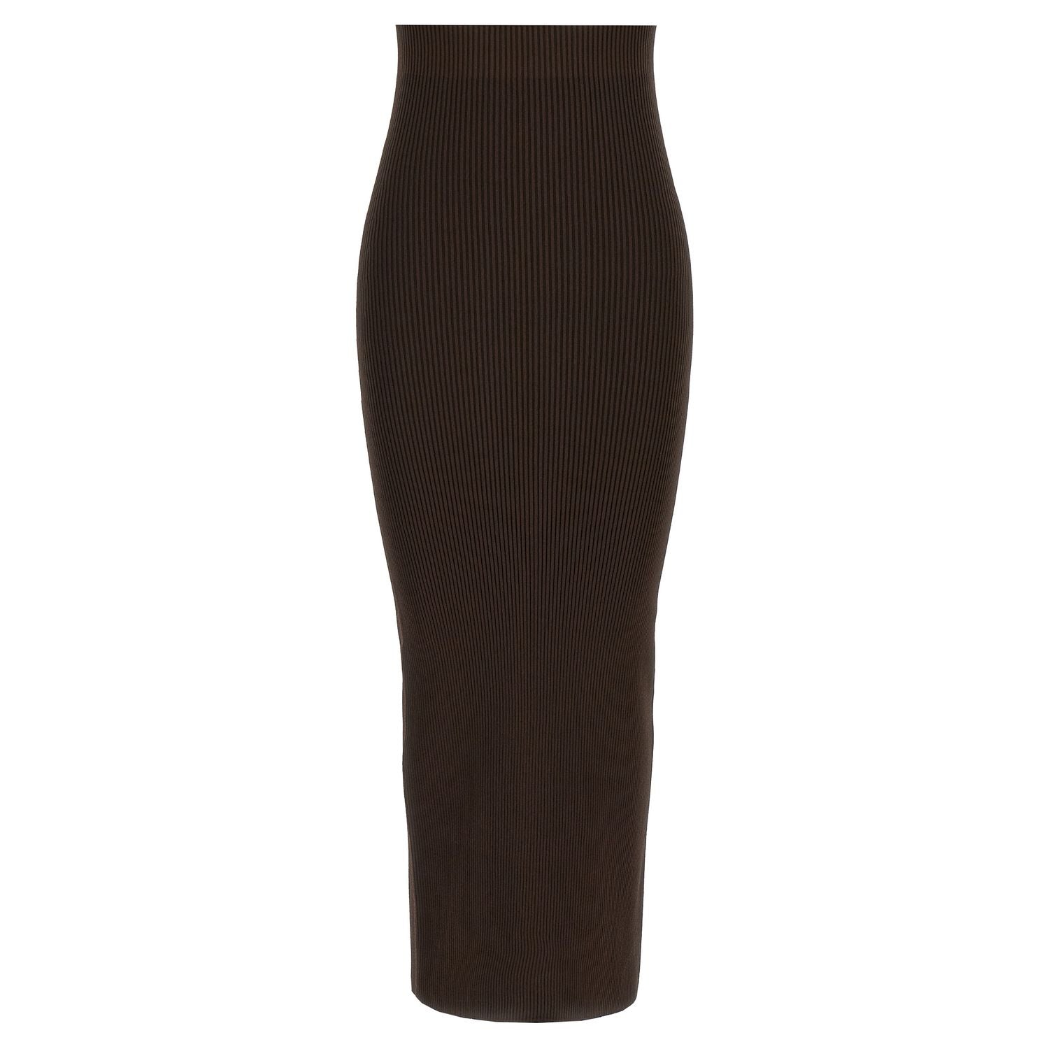 Max Mara Brown Viscose Mini Skirt