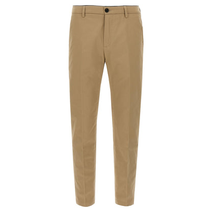 Department 5 Beige Cotton Cropped Pants
