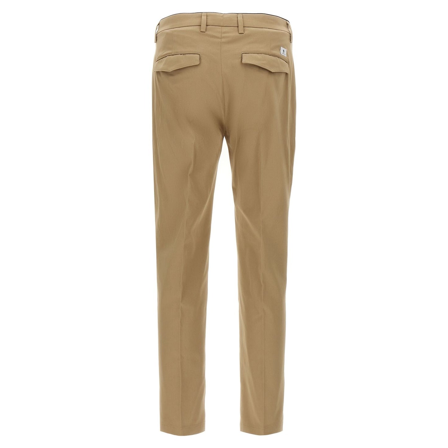 Department 5 Beige Cotton Cropped Pants