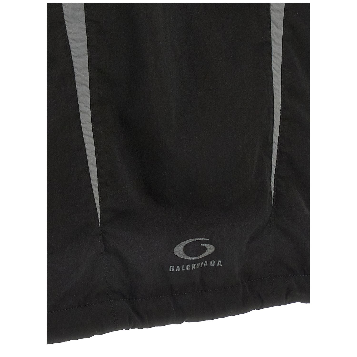 Balenciaga Black Polyester Shell Jacket
