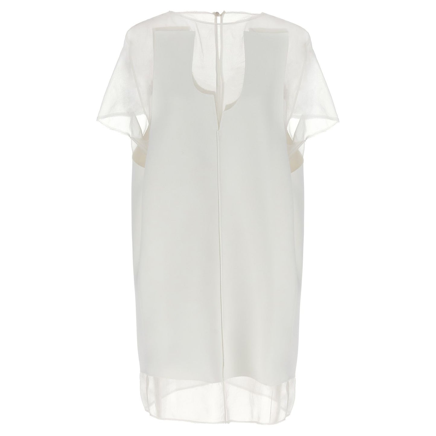 Khaite White Polyester Short Dress