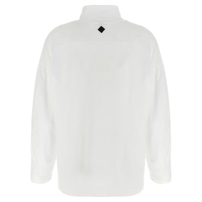 Haikure White Cotton Cardigan