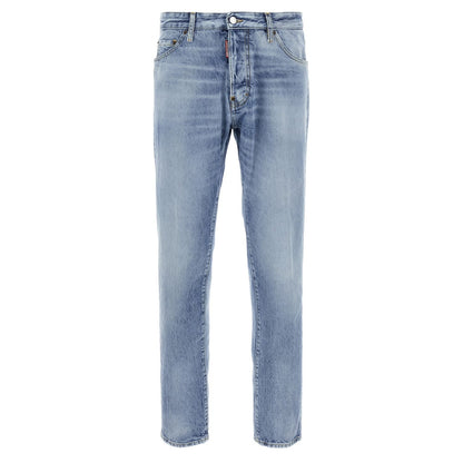 Dsquared² Blue Cotton Skinny Jeans