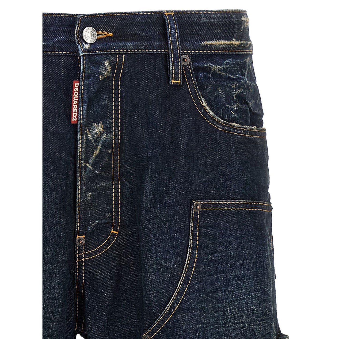 Dsquared² Blue Cotton Jeans Denim