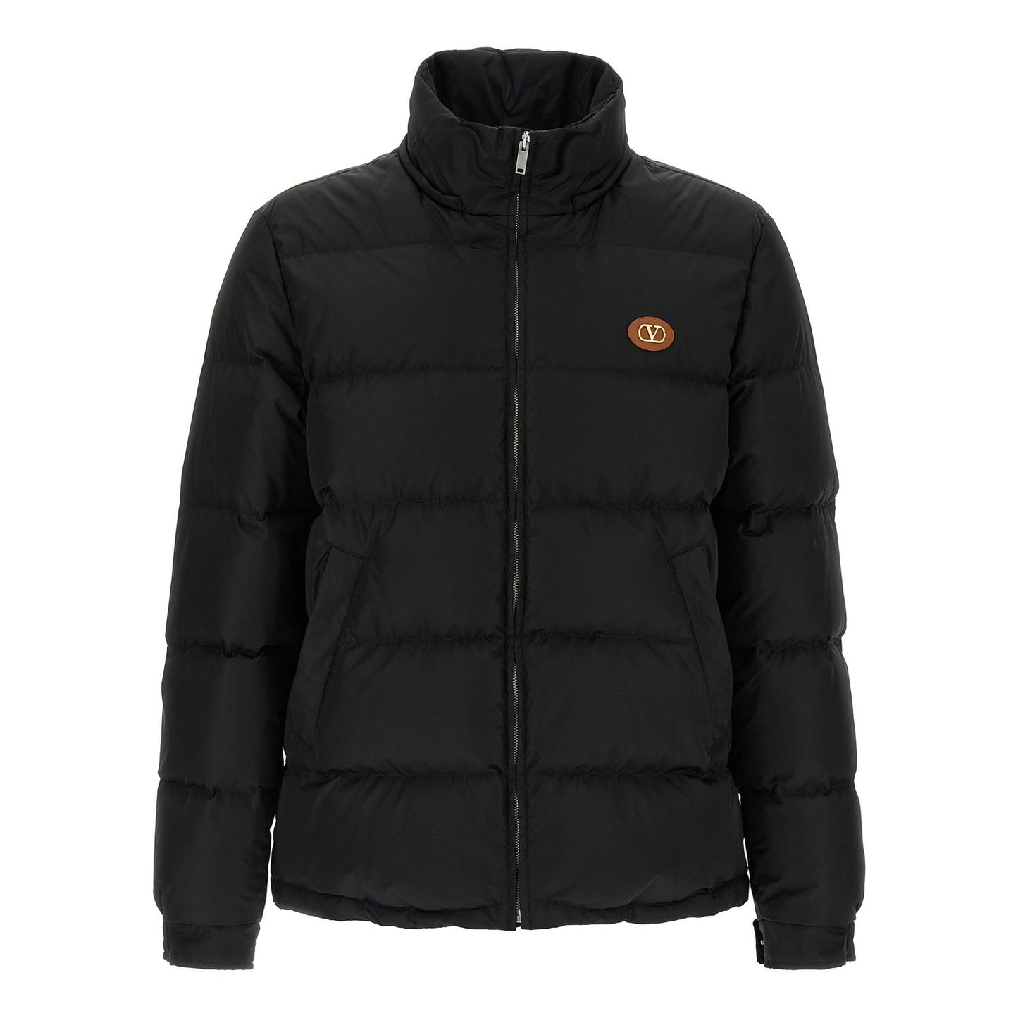 Valentino Garavani Black Polyamide Full-Length Jacket