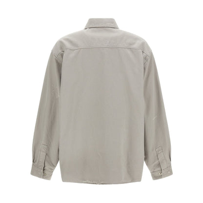 Balenciaga Gray Cotton Blouse