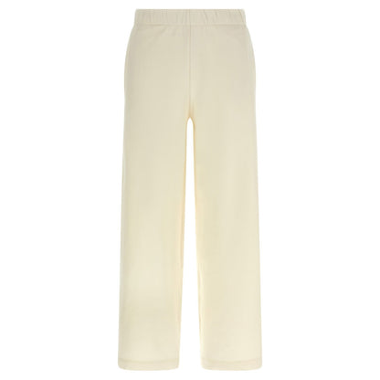Max Mara White Silk Casual Pants