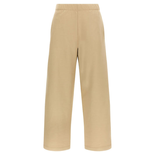 Max Mara Brown Silk Casual Pants