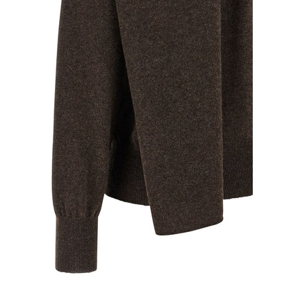Ferragamo Brown Cashmere Cardigan