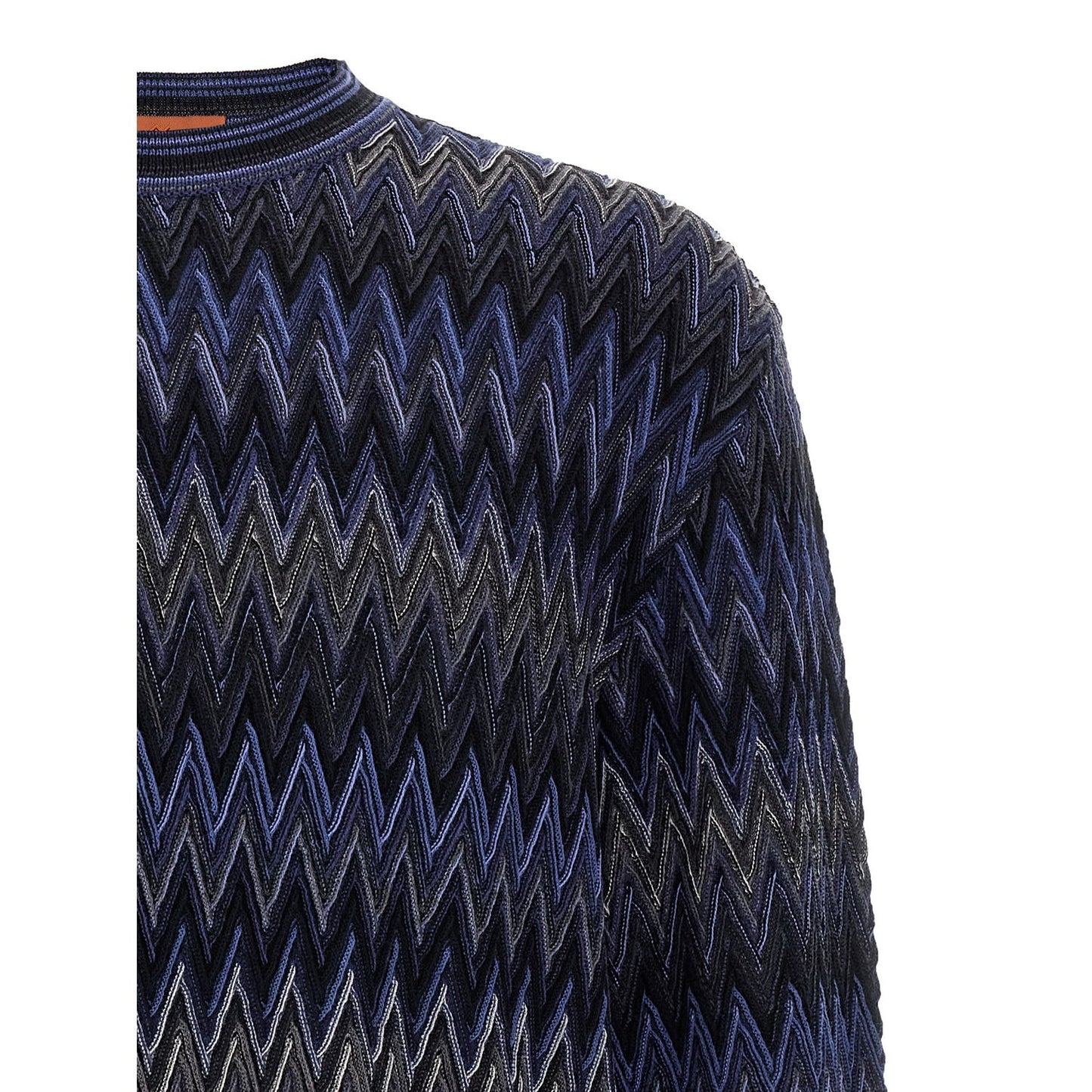 Missoni Blue Wool Cardigan