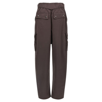 The Andamane Brown Polyester Cargo Pants
