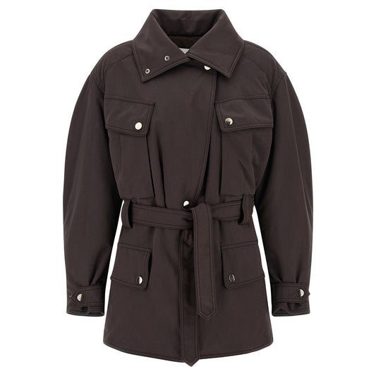 The Andamane Brown Polyester Parka