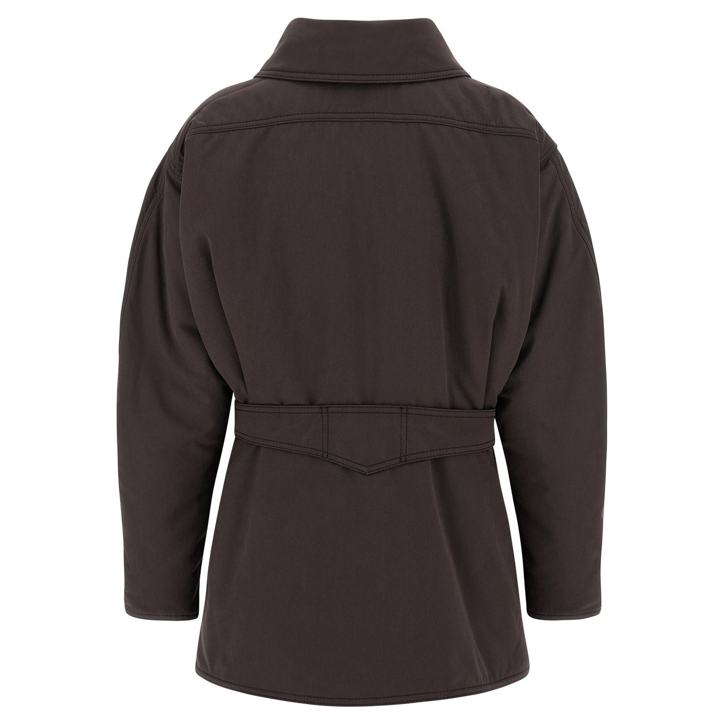 The Andamane Brown Polyester Parka