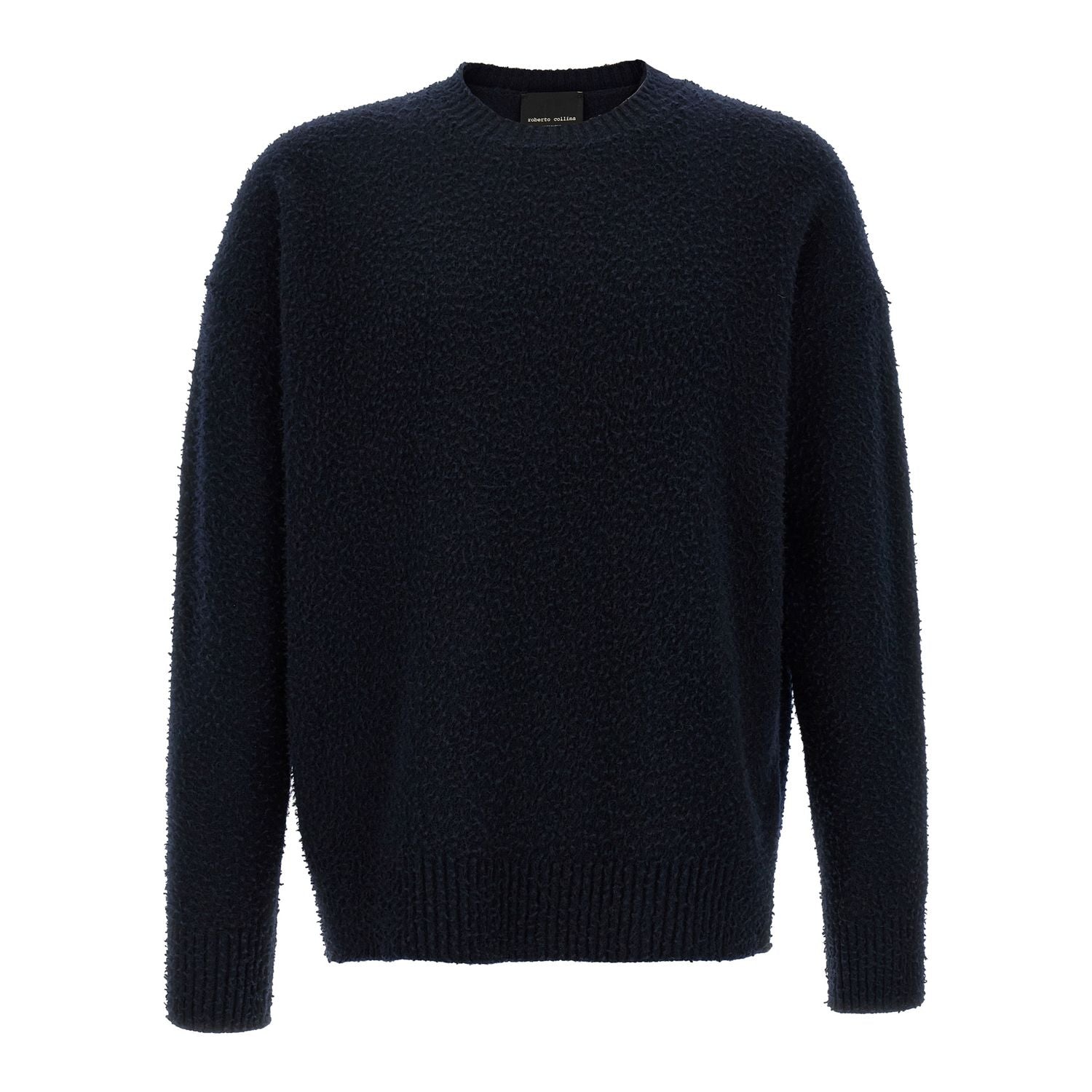 Roberto Collina Blue Merino Wool Cardigan