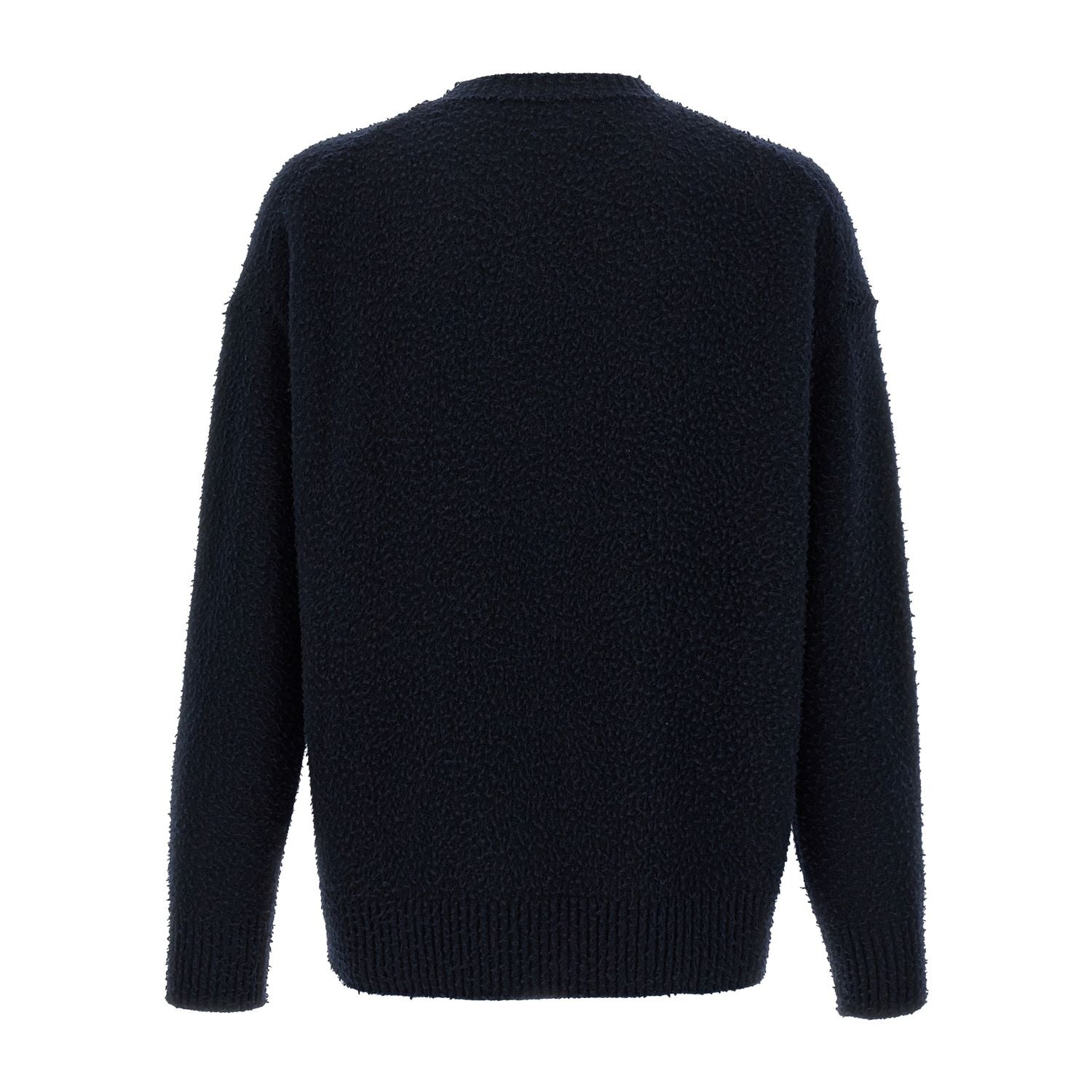 Roberto Collina Blue Merino Wool Cardigan