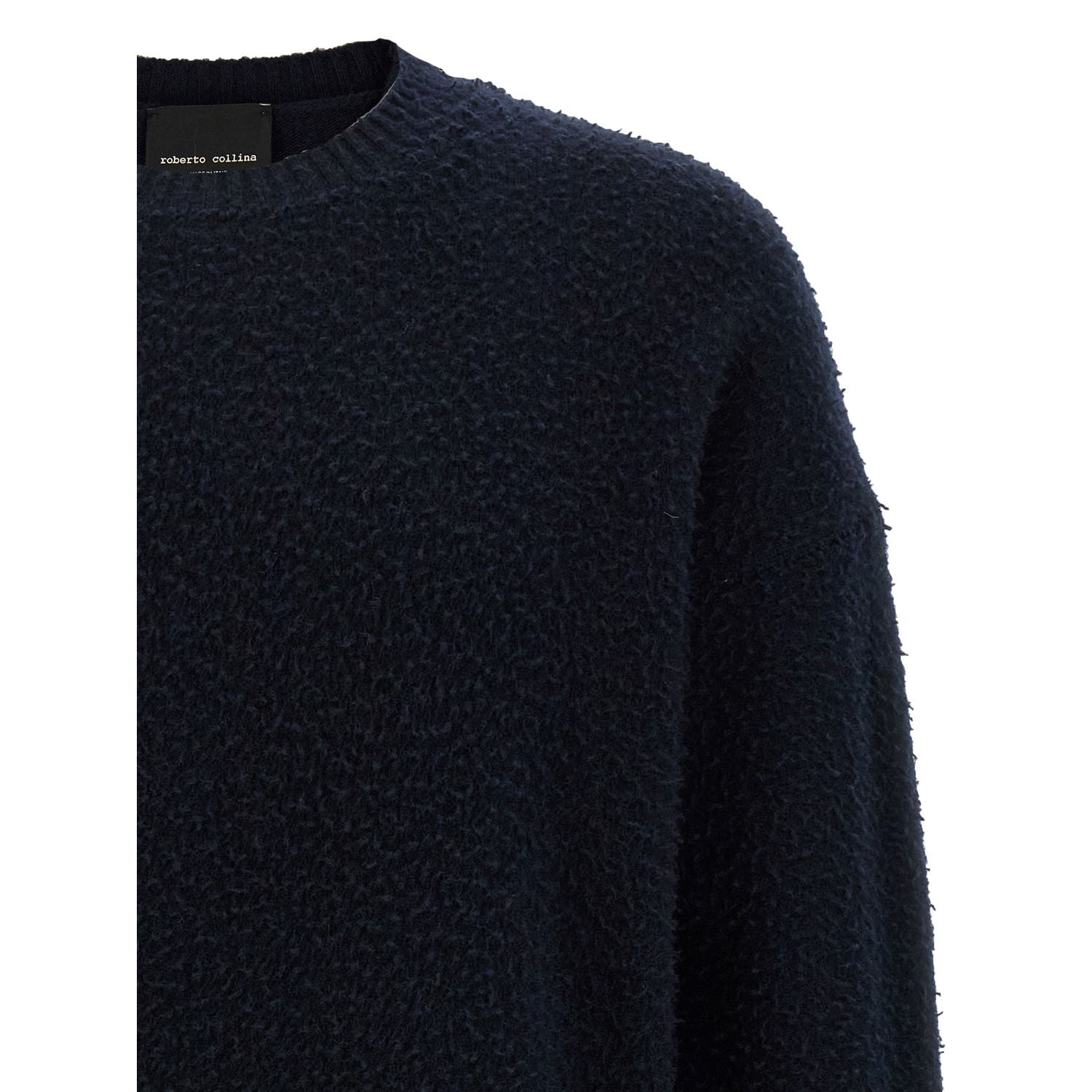 Roberto Collina Blue Merino Wool Cardigan