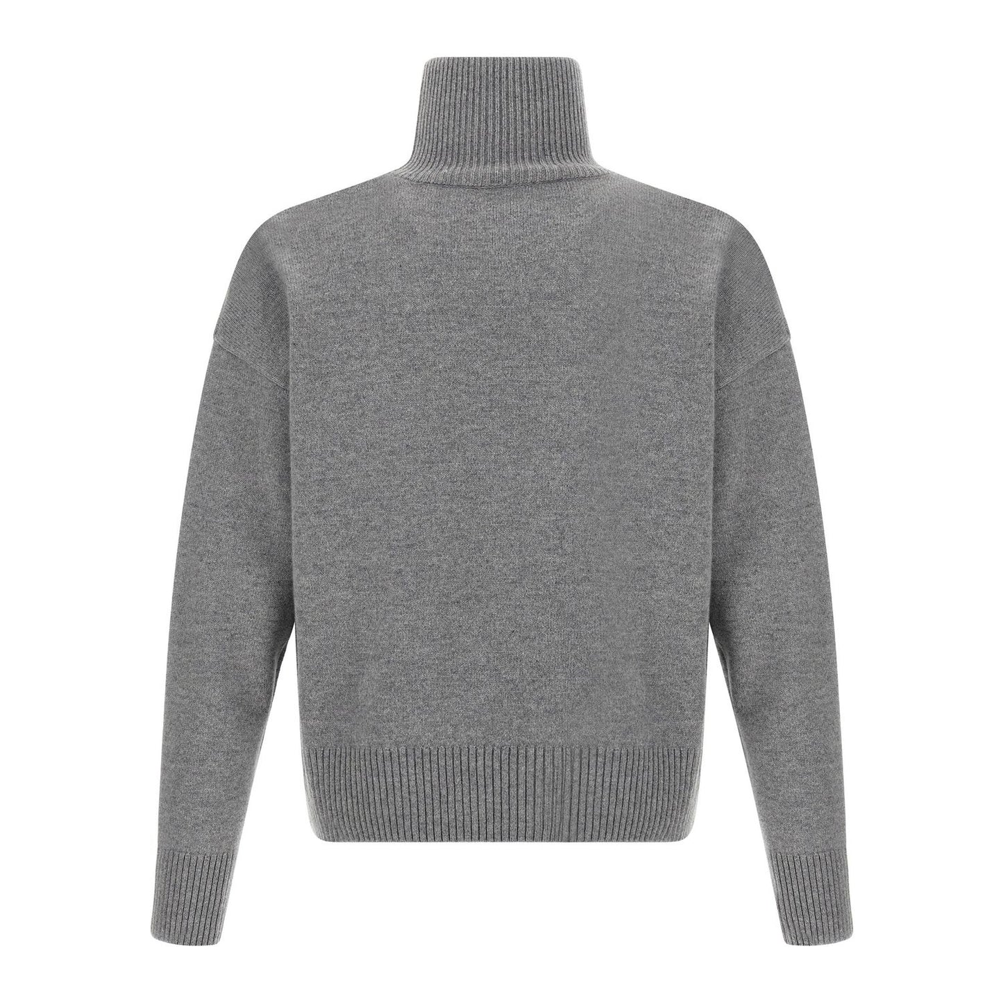 Ami Paris Gray Wool Cardigan