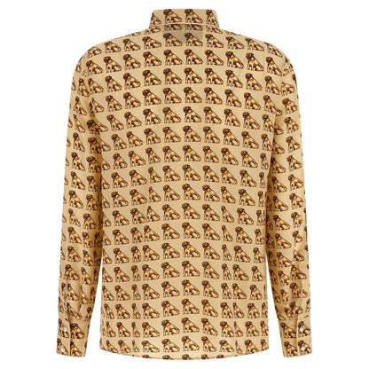 Valentino Garavani Beige Silk Blouse