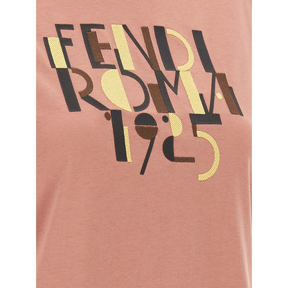 Fendi Multicolor Cotton T-Shirt