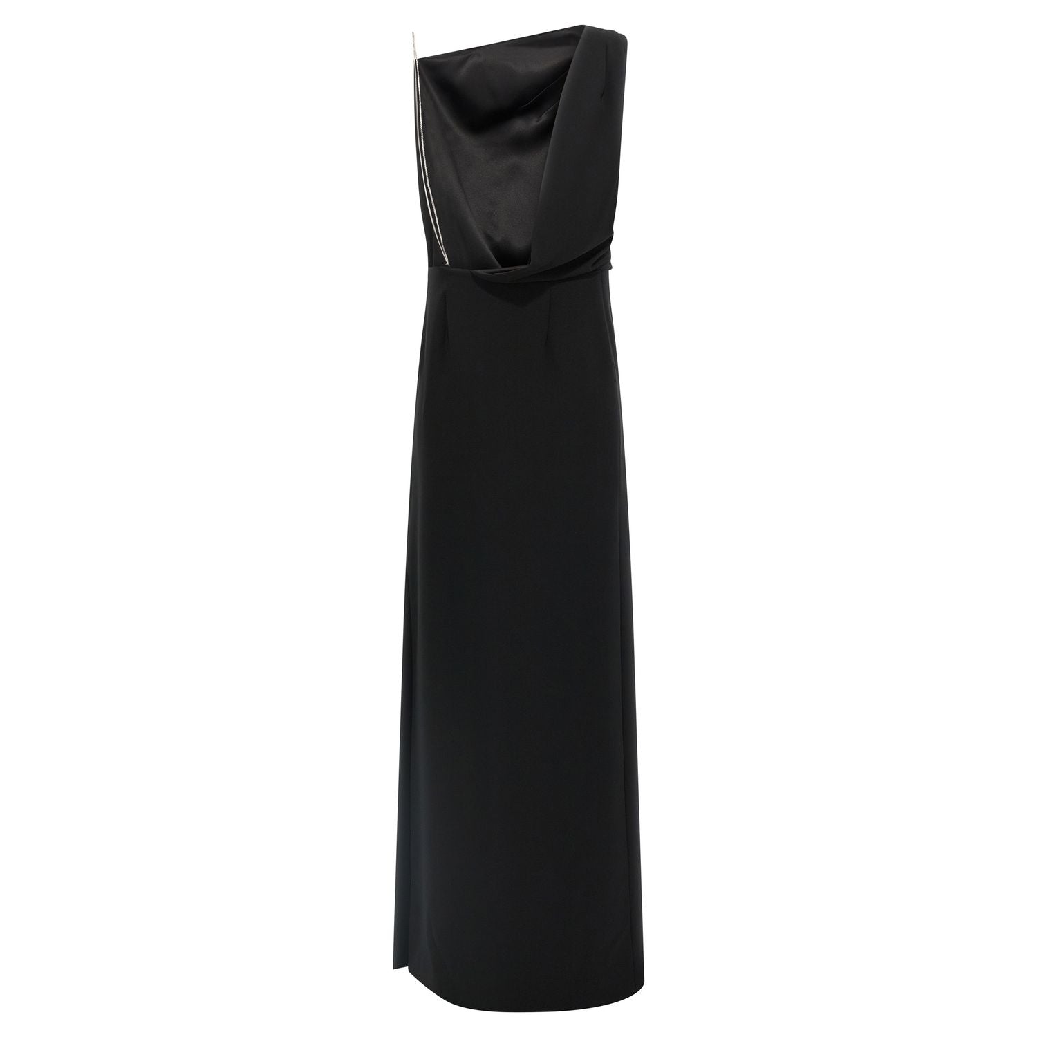 Max Mara Black Triacetate Long Dress