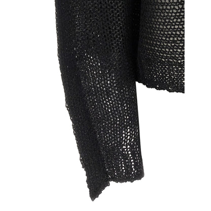 Issey Miyake Black Wool Sweatshirt