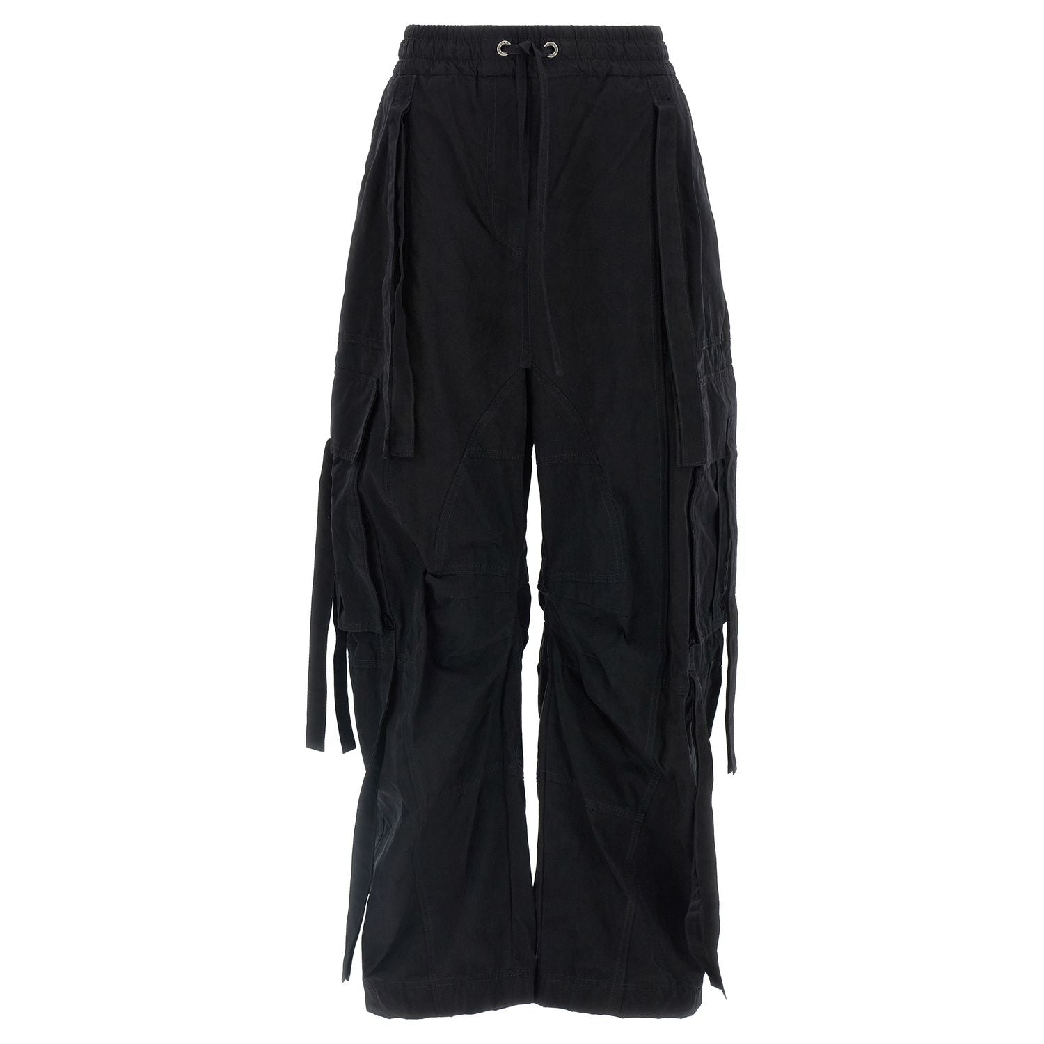Dolce & Gabbana Black Cotton Cargo Pants