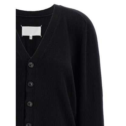 Maison Margiela Black Wool Cardigan