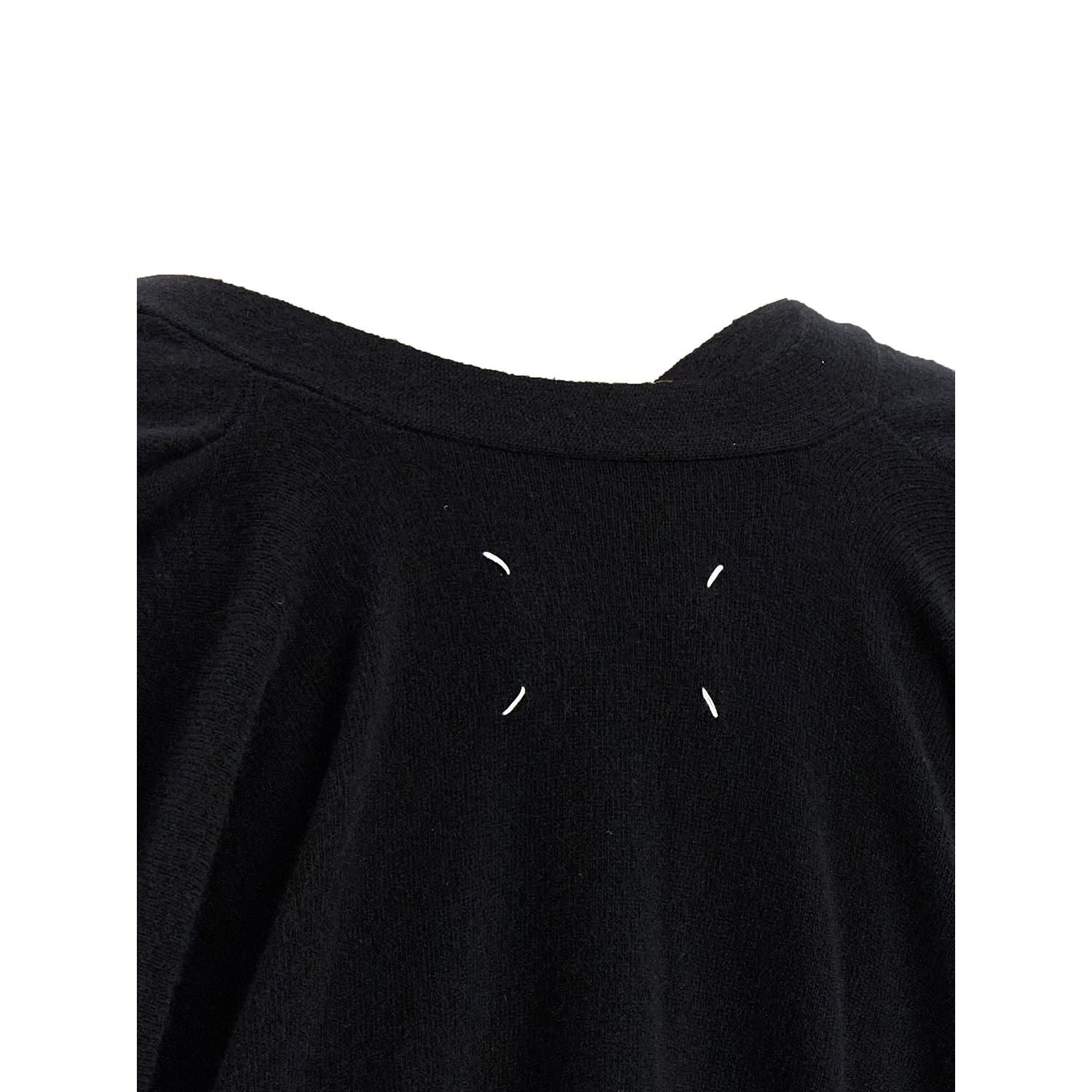 Maison Margiela Black Wool Cardigan