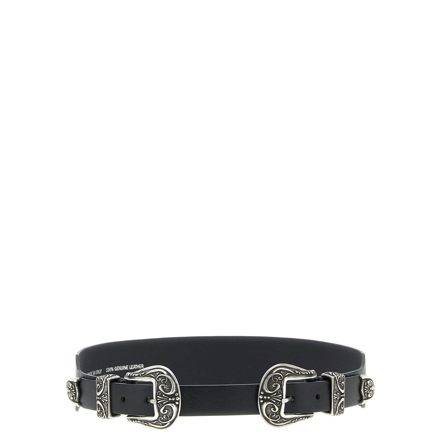 Golden Goose Black Cowhide Regular Belt