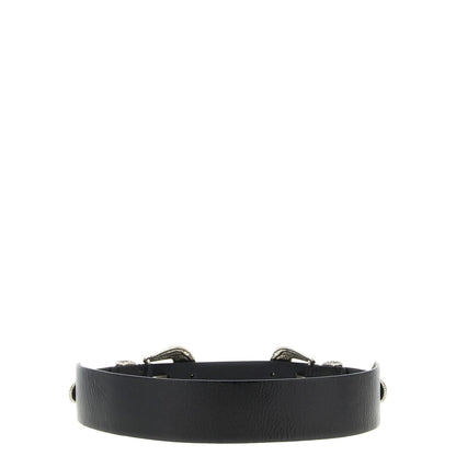 Golden Goose Black Cowhide Regular Belt
