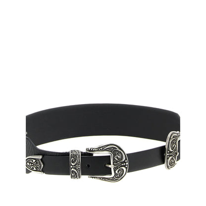 Golden Goose Black Cowhide Regular Belt