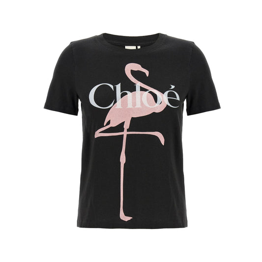 Chloé Black Cotton T-Shirt