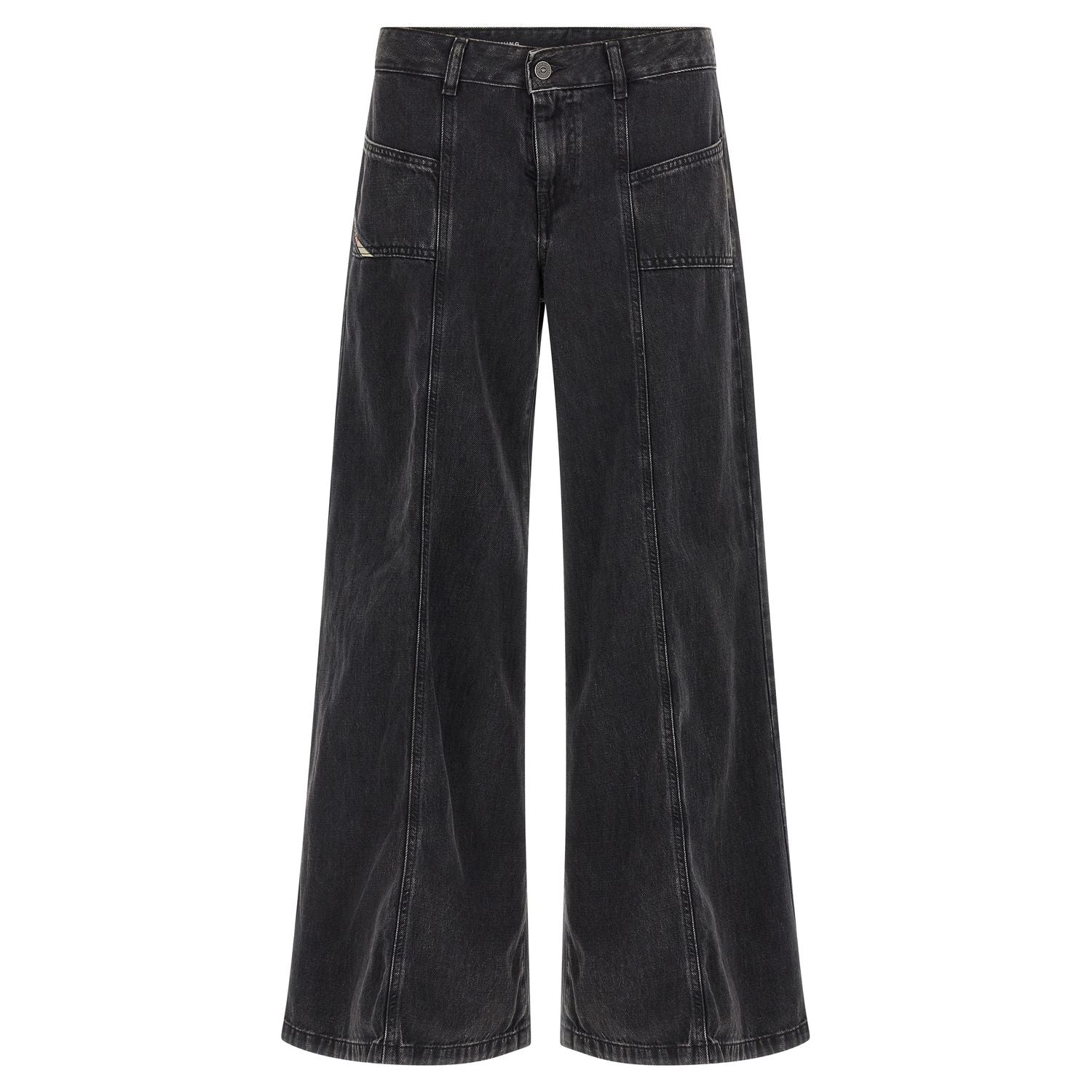 Diesel Black Cotton Jeans Denim