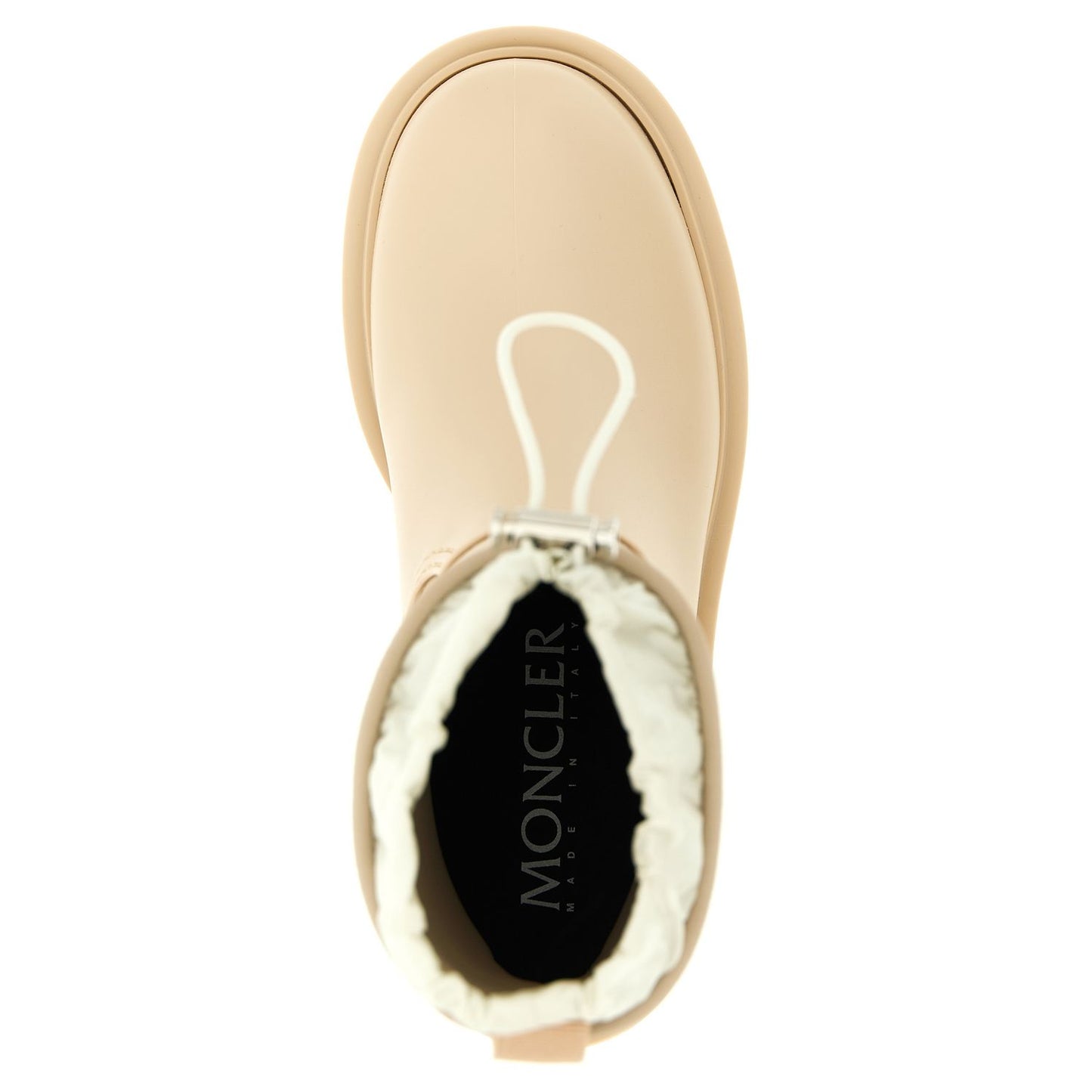 Moncler Beige Pvc Ankle Boots