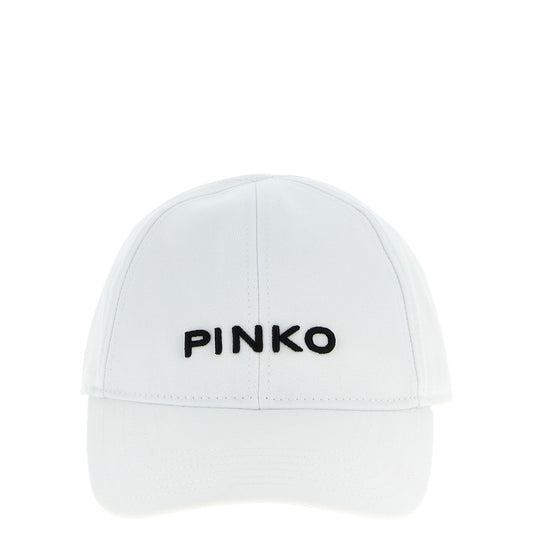PINKO White Cotton Cap (Baseball Hat)