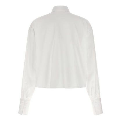 Ermanno Scervino White Cotton Blouse