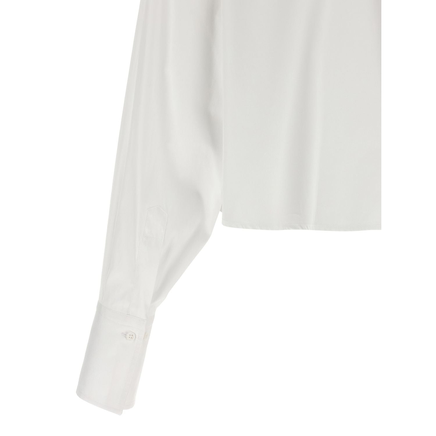 Ermanno Scervino White Cotton Blouse