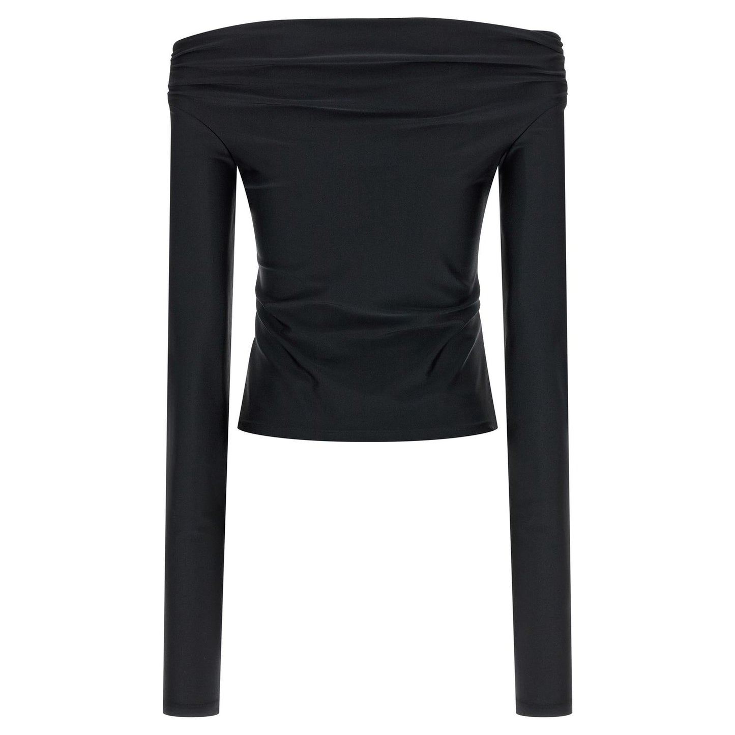 The Andamane Black Polyamide Tank Tops