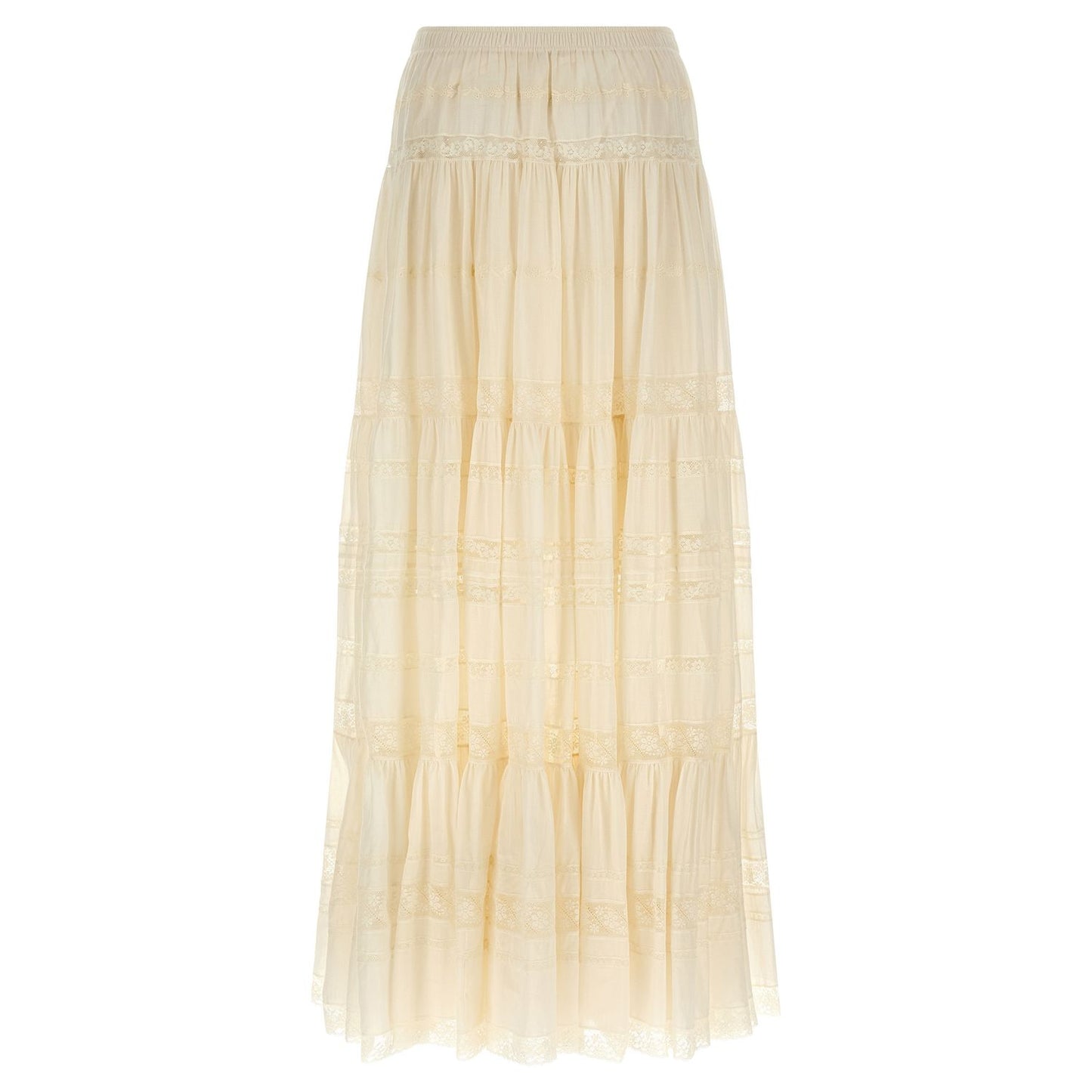 Ermanno Scervino White Cotton Mini Skirt