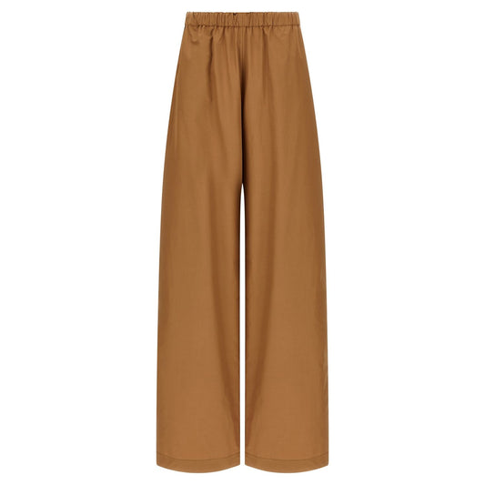 Fabiana Filippi Brown Cotton Casual Pants