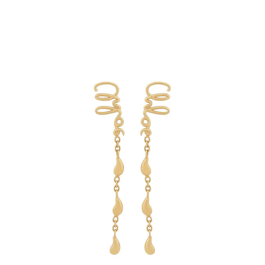 Chloé Gold Brass Earrings