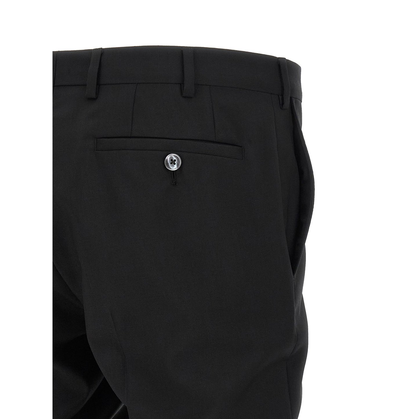 Pal Zileri Black Wool Two-Piece Suit