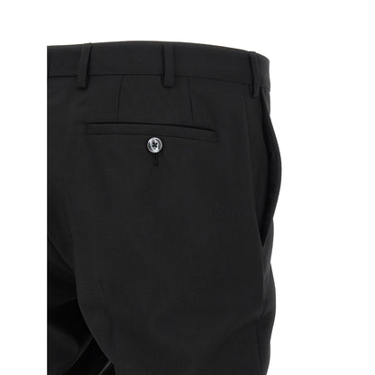 Pal Zileri Black Wool Two-Piece Suit