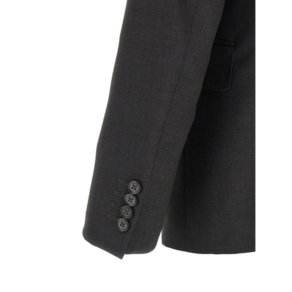 Pal Zileri Gray Viscose Two-Piece Suit
