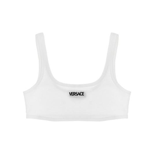Versace White Cotton Bra