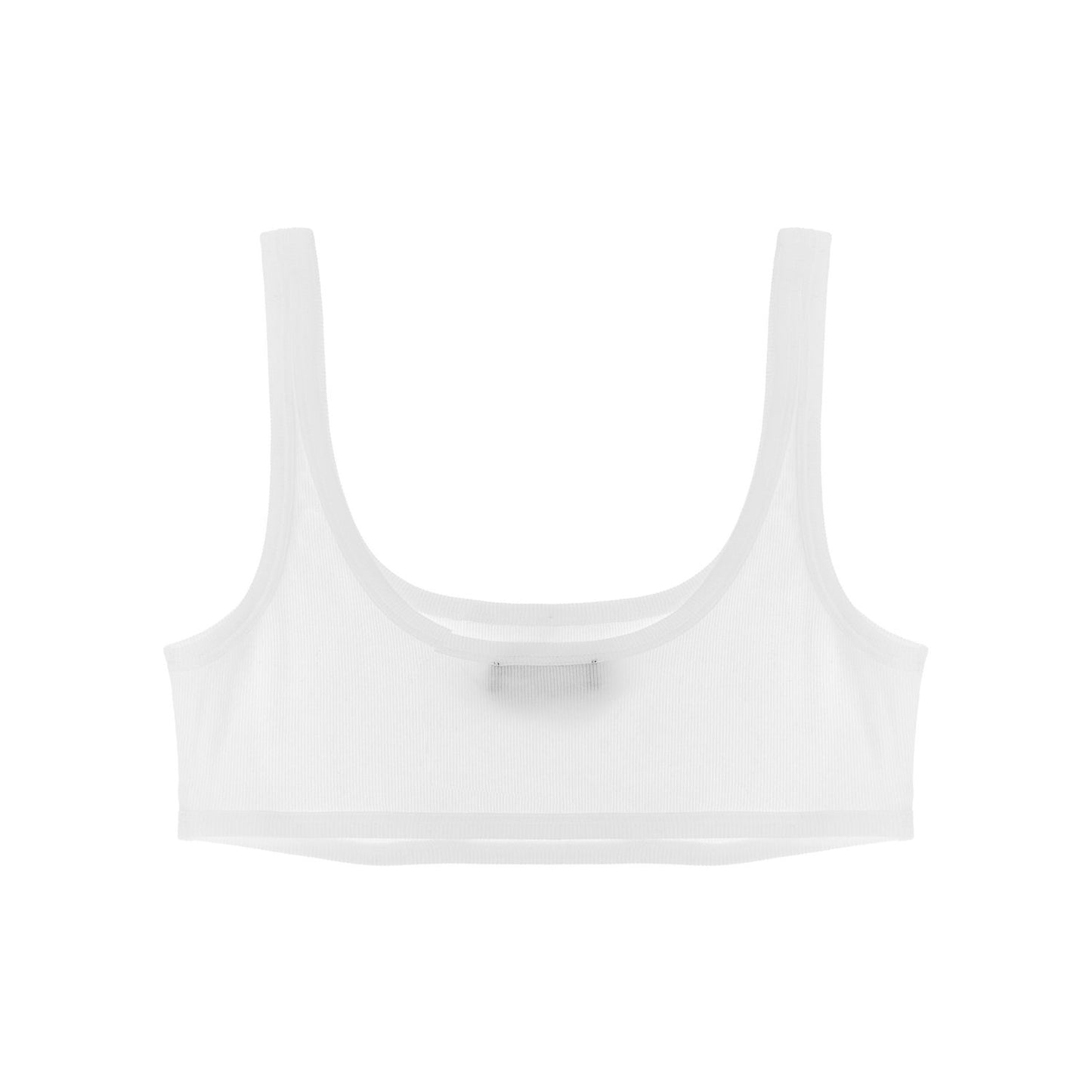 Versace White Cotton Bra