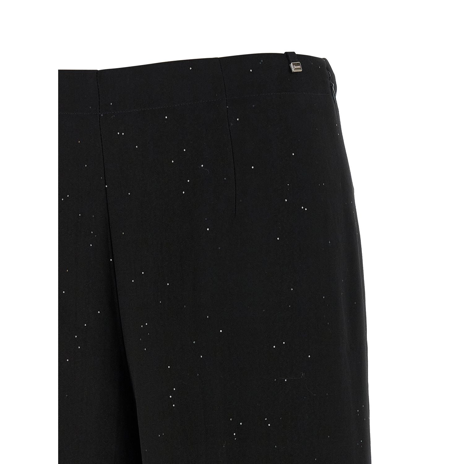 Herno Black Viscose Pants
