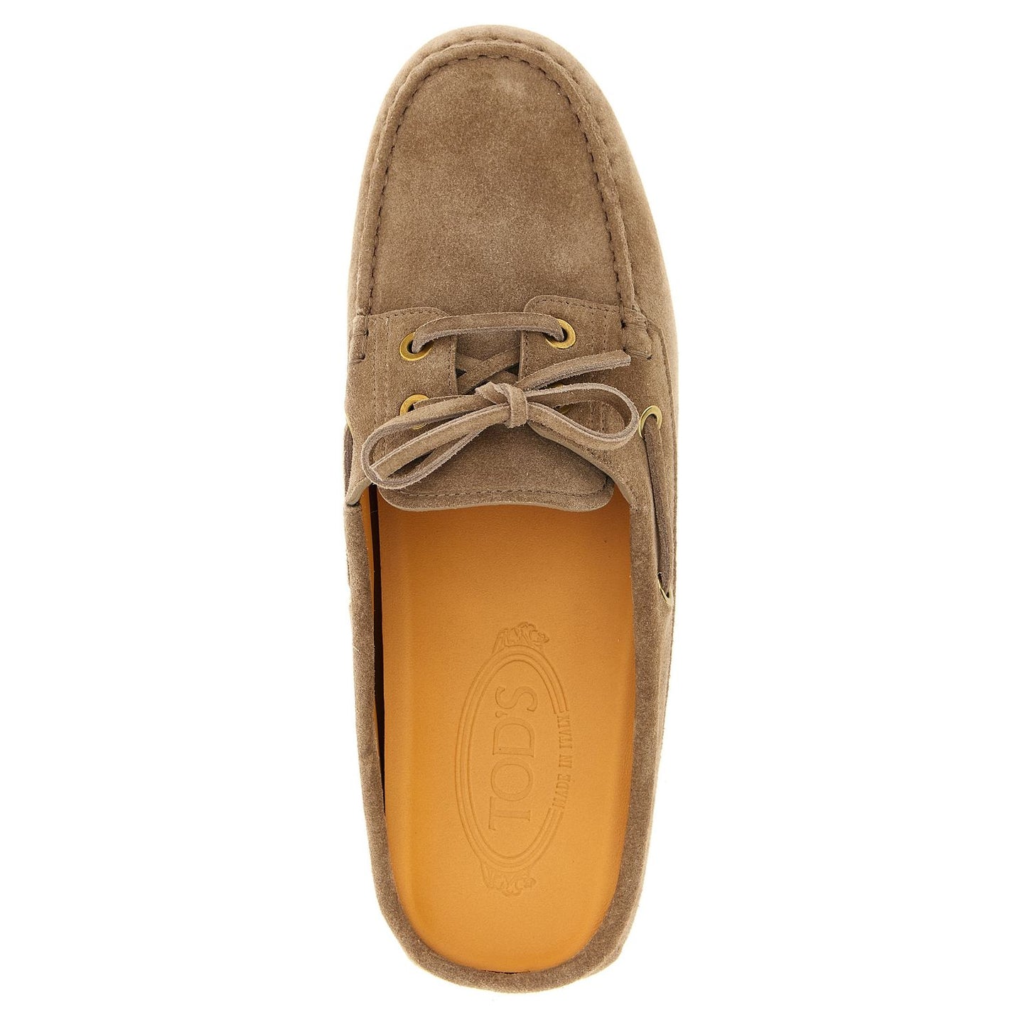Tod's Beige Calfskin Flats