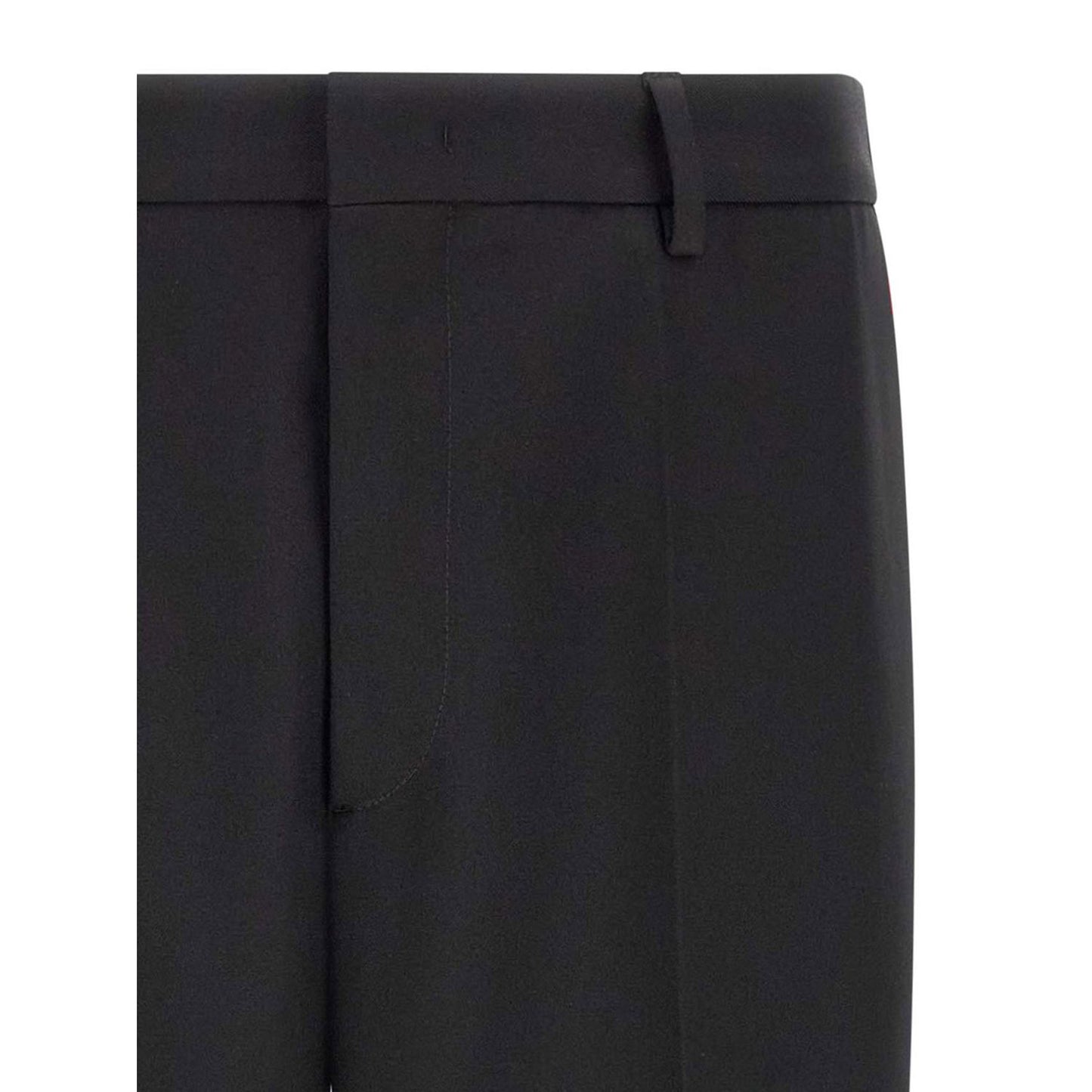 Jil Sander Black Polyester Dress Pants