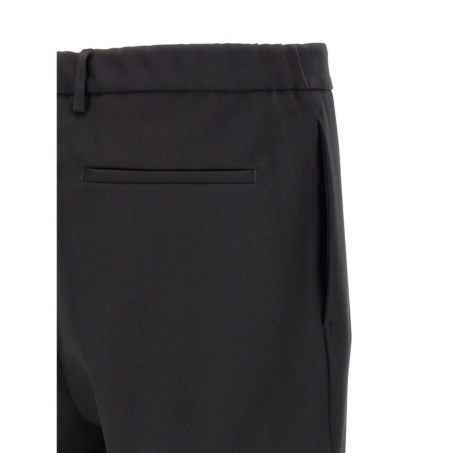 Jil Sander Black Polyester Dress Pants